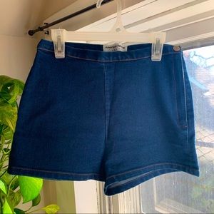 AA pinup style denim shorts